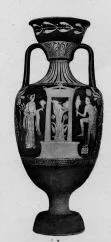AMPHORA, PANATHENAIC SHAPE (SOUTH ITALIAN, APULIAN, RED-FIGURE)