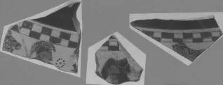 KRATER, COLUMN, FRAGMENTS (ATHENIAN, BLACK-FIGURE)