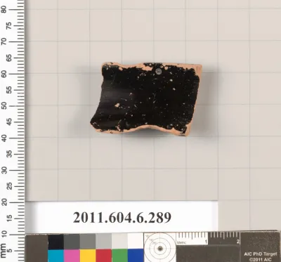 Terracotta rim fragment of a kalathos?