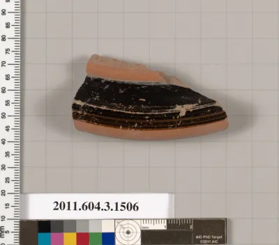 Terracotta fragment of a skyphos (deep drinking cup)