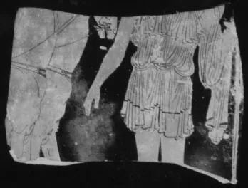 LOUTROPHOROS, FRAGMENTS (ATHENIAN, RED-FIGURE)