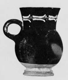 MUG (SOUTH ITALIAN, GNATHIAN, BLACK GLAZE)