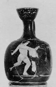 LEKYTHOS, SQUAT (ATHENIAN, RED-FIGURE)