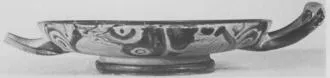 CUP, STEMLESS (ATHENIAN, RED-FIGURE)