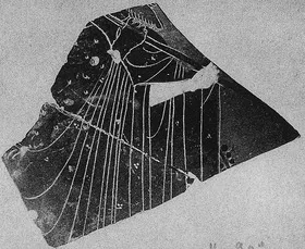 AMPHORA (?), FRAGMENT (ATHENIAN, BLACK-FIGURE)