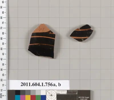 Terracotta fragments of a kylix or skyphos?
