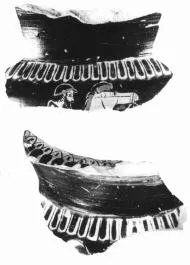 KRATER, COLUMN, FRAGMENTS (ATHENIAN, RED-FIGURE)