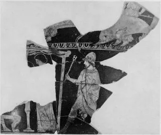 KRATER, CALYX, FRAGMENTS (ATHENIAN, RED-FIGURE)