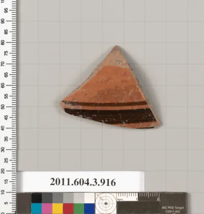 Terracotta fragment of a lekythos (oil flask)