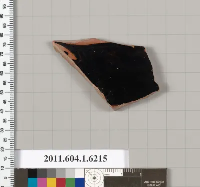 Terracotta fragment of a kylix (drinking cup)