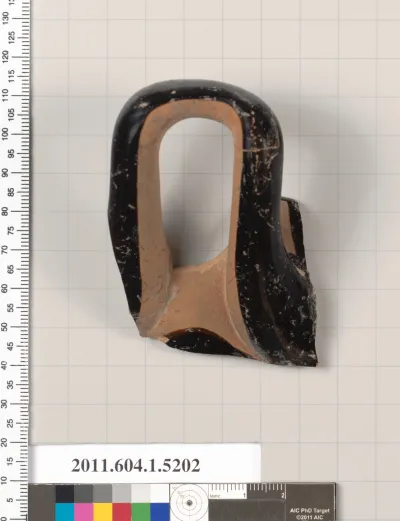 Terracotta fragment of a kylix (drinking cup)