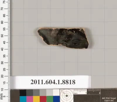 Terracotta fragment of a kylix (drinking cup)