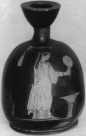 LEKYTHOS, SQUAT (ATHENIAN, RED-FIGURE)