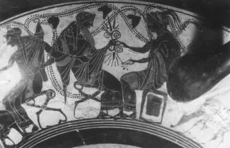 CUP (ATHENIAN, BLACK-FIGURE)
