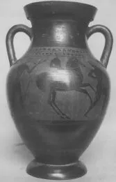 AMPHORA, BELLY, TYPE B (ATHENIAN, BLACK-FIGURE)