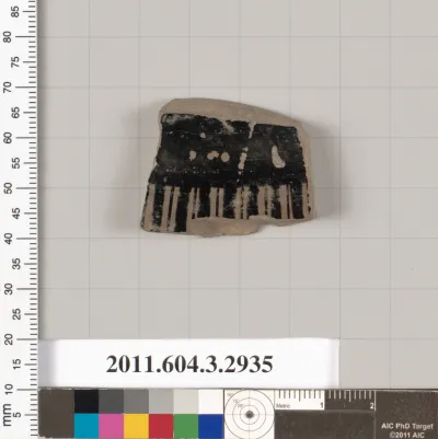 Terracotta fragment of a lid?