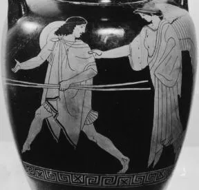 AMPHORA, NECK (ATHENIAN, RED-FIGURE)
