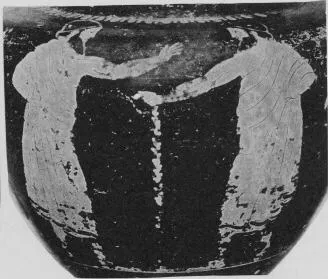 STAMNOS (ETRUSCAN, PSEUDO RED-FIGURE)