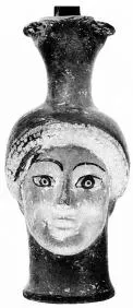 FIGURE VASE, OINOCHOE (ATHENIAN, RED-FIGURE)