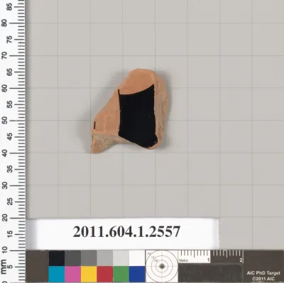 Terracotta fragment of a kylix (drinking cup)