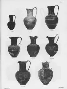 OINOCHOE (ETRUSCAN, BUCCHERO)