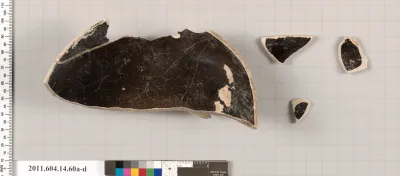 Terracotta fragments of a bowl