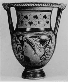 KRATER, COLUMN (SOUTH ITALIAN, APULIAN, RED-FIGURE)
