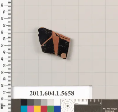 Terracotta fragment of a kylix (drinking cup)