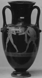 AMPHORA, NECK (ATHENIAN, RED-FIGURE)