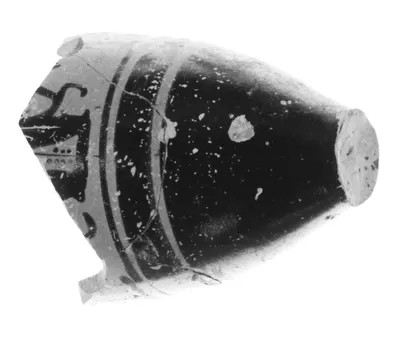 Attic Black-Figure Lekythos Fragment (comprised of 3 joined fragments)