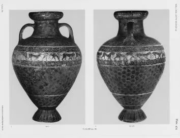 AMPHORA, NECK (ETRUSCO-CORINTHIAN, BLACK-FIGURE)