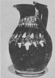 OINOCHOE (SOUTH ITALIAN, GNATHIAN, BLACK GLAZE)