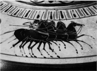 AMPHORA, NECK (ATHENIAN, BLACK-FIGURE)