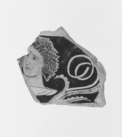 Apulian Red-Figure Volute Krater Fragment
