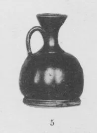 LEKYTHOS, SQUAT (ITALIOTE, BLACK GLAZE)