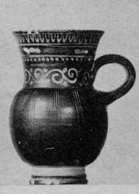 JUG (SOUTH ITALIAN, GNATHIAN, BLACK GLAZE)