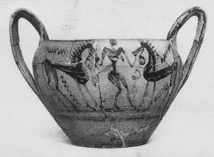 KANTHAROS (ATHENIAN GEOMETRIC, SILHOUETTE)