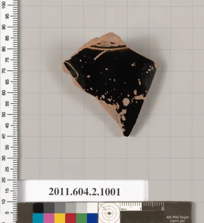 Terracotta fragment of an oinochoe: chous (jug)