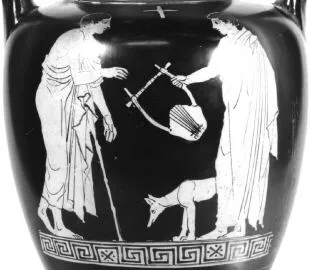 AMPHORA, NECK (ATHENIAN, RED-FIGURE)