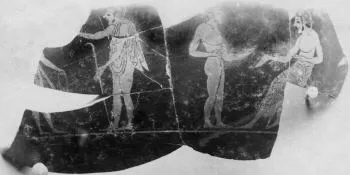 CUP, FRAGMENTS (ATHENIAN, RED-FIGURE)