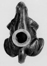 FIGURE VASE (SOUTH ITALIAN, APULIAN, BLACK GLAZE)