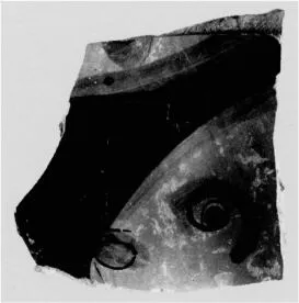 FISH PLATE, FRAGMENT (ATHENIAN, RED-FIGURE)