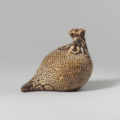 Terracotta vase in the form of a bird