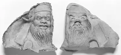 Mold of the Front of the Head of a Banqueting Silenos
