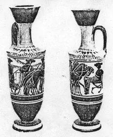 LEKYTHOS (ATHENIAN, BLACK-FIGURE)