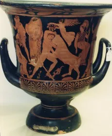 KRATER, CALYX (ATHENIAN, RED-FIGURE)