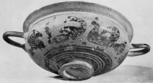 CUP (CORINTHIAN, BLACK-FIGURE)