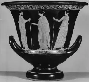 KRATER, CALYX (ATHENIAN, RED-FIGURE)