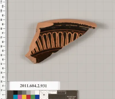 Terracotta fragment of a hydria (water jar)