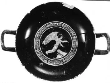 CUP, STEMLESS (ATHENIAN, RED-FIGURE)